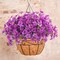 72-Piece Artificial Outdoor Flower Set – UV-Resistant Faux Plants for Home, Porch, Window Box, and Spring/Summer Decor (Purple)
